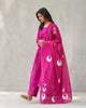 Chand Dupatta - Magenta & Silver