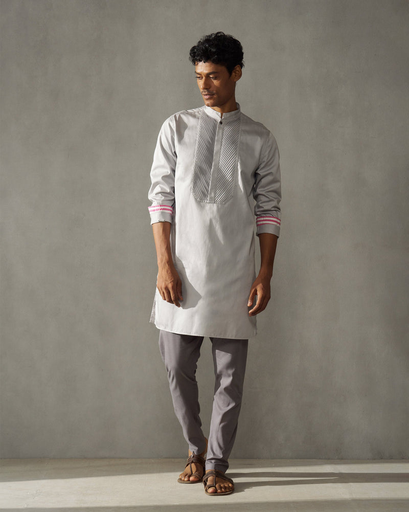 Raat Kurta - Grey