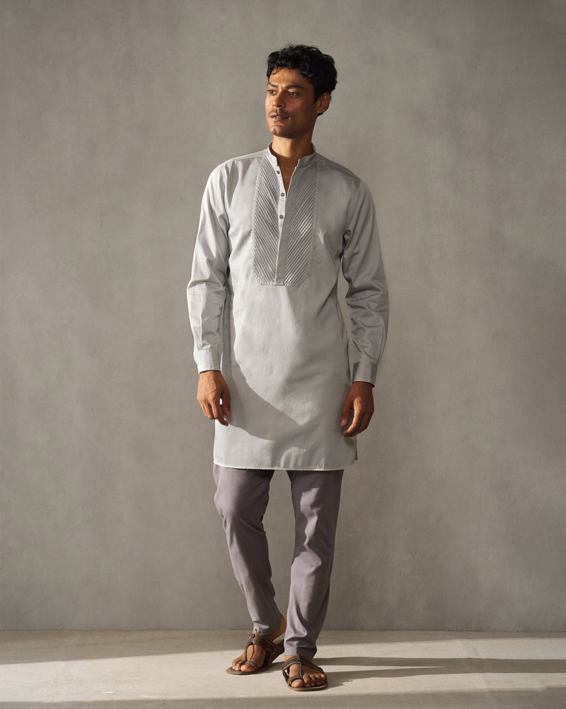 Raat Kurta - Grey