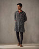 Bouquet Kurta - Charcoal Print