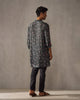 Bouquet Kurta - Charcoal Print