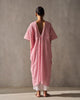 Sarai Kaftan - Fuchsia & Ivory