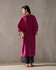 Charisma Kurta - Fuchsia & Grey