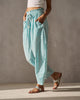 Breeze Pants - Teal & Ivory