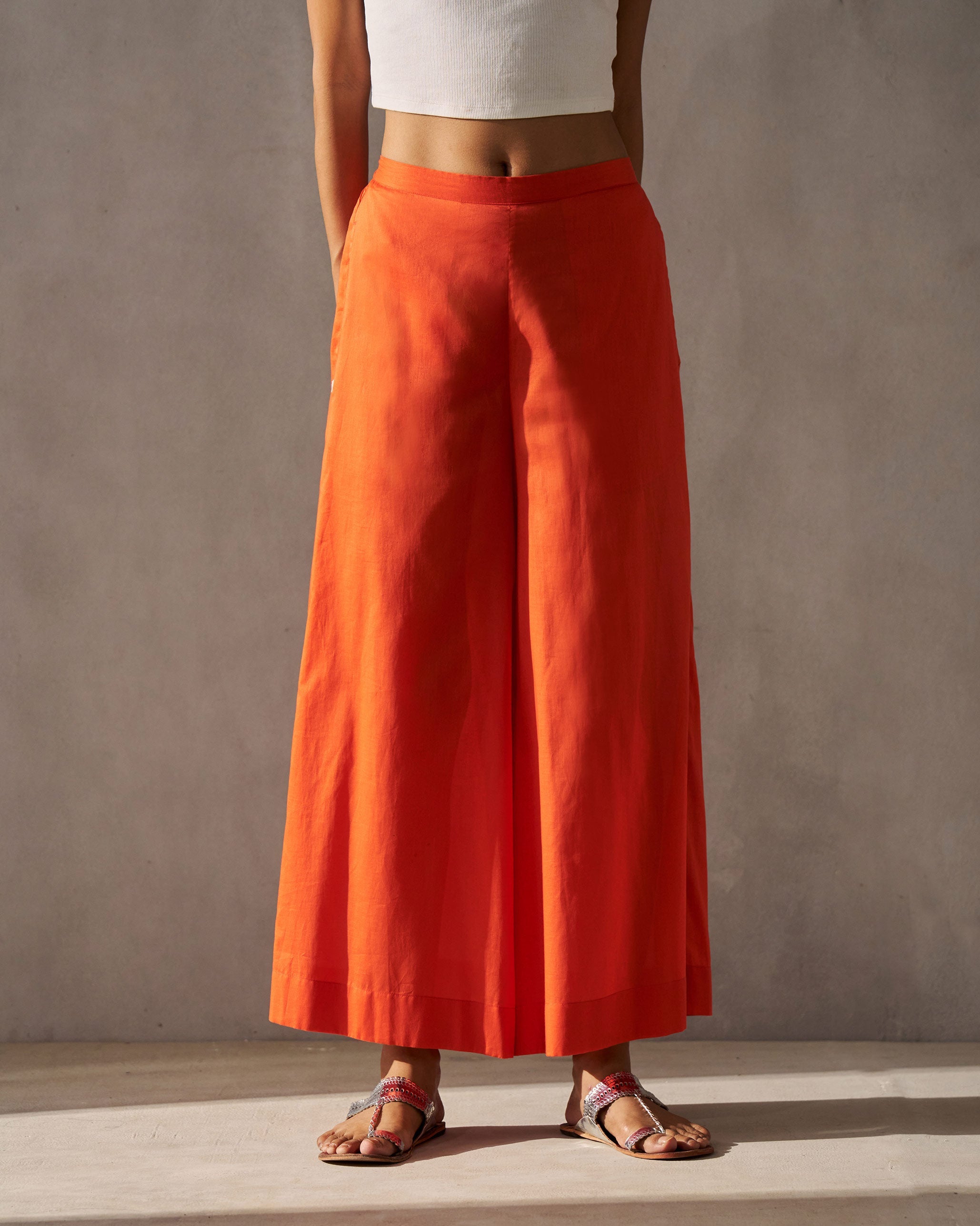 Marrakech Flared Pants - Orange