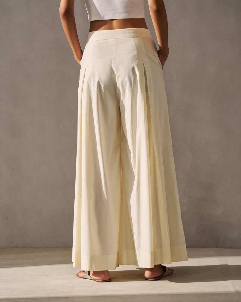 Big Flare Pants - Ivory