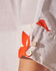 Hala Tunic - White & Orange