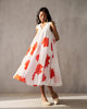 Gimlet Dress - White & Orange