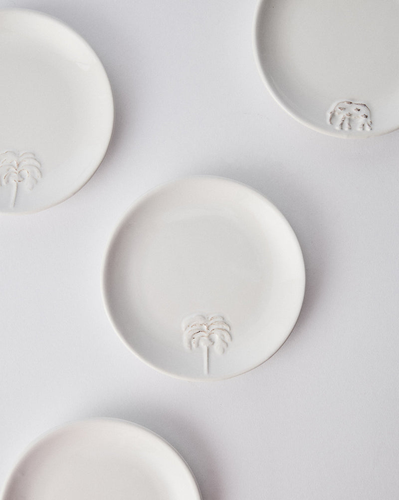 Ele Palm Tapas Plate - Set of 4