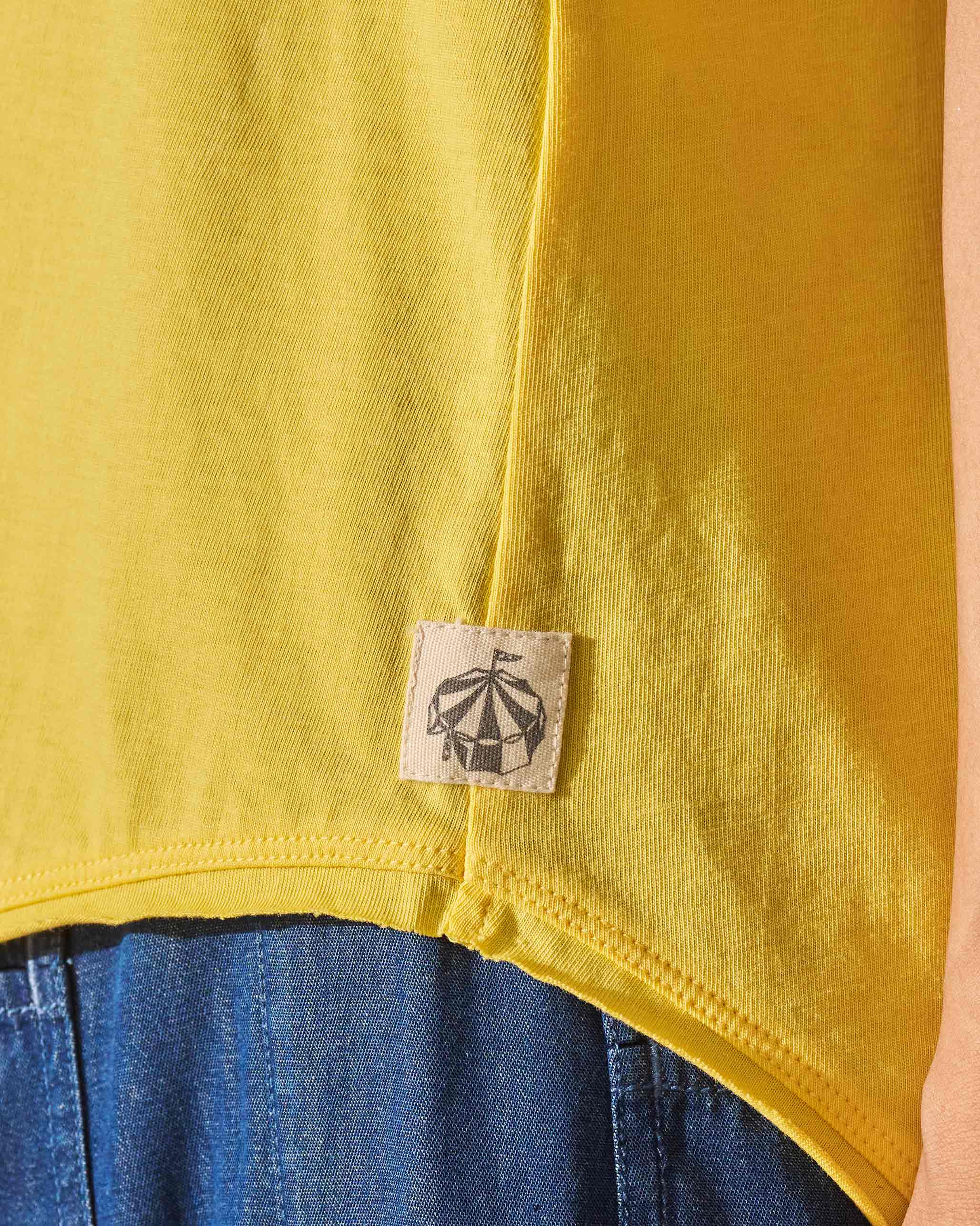 Ukiyo Racerback Top - Yellow