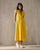 Lillian Front Gathered Dress - Yellow