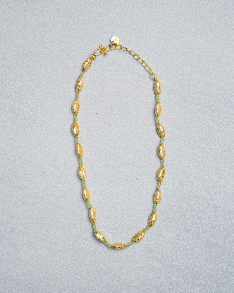 Elaichi Trail Necklace - Gold