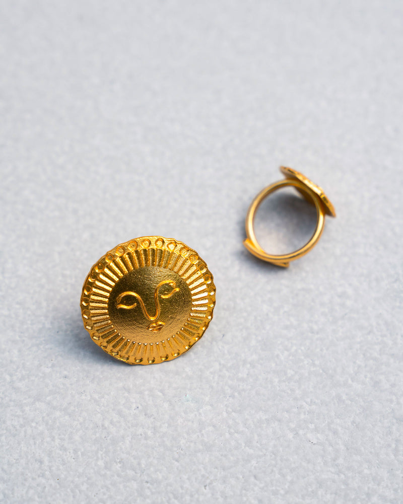 Sunray Rings (Set of 2) - Gold