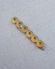 Yoma Hair Pin - Gold & Green