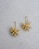 Star Anise Dangle Earrings - Gold