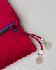 Fold Over Clutch - Red & Fuschia