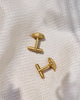 Elaichi Cufflinks - Gold