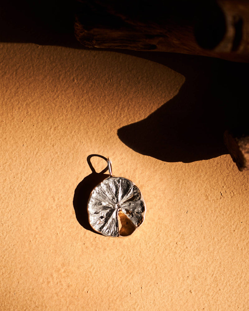 Lemon Slice Charm - Sterling Silver