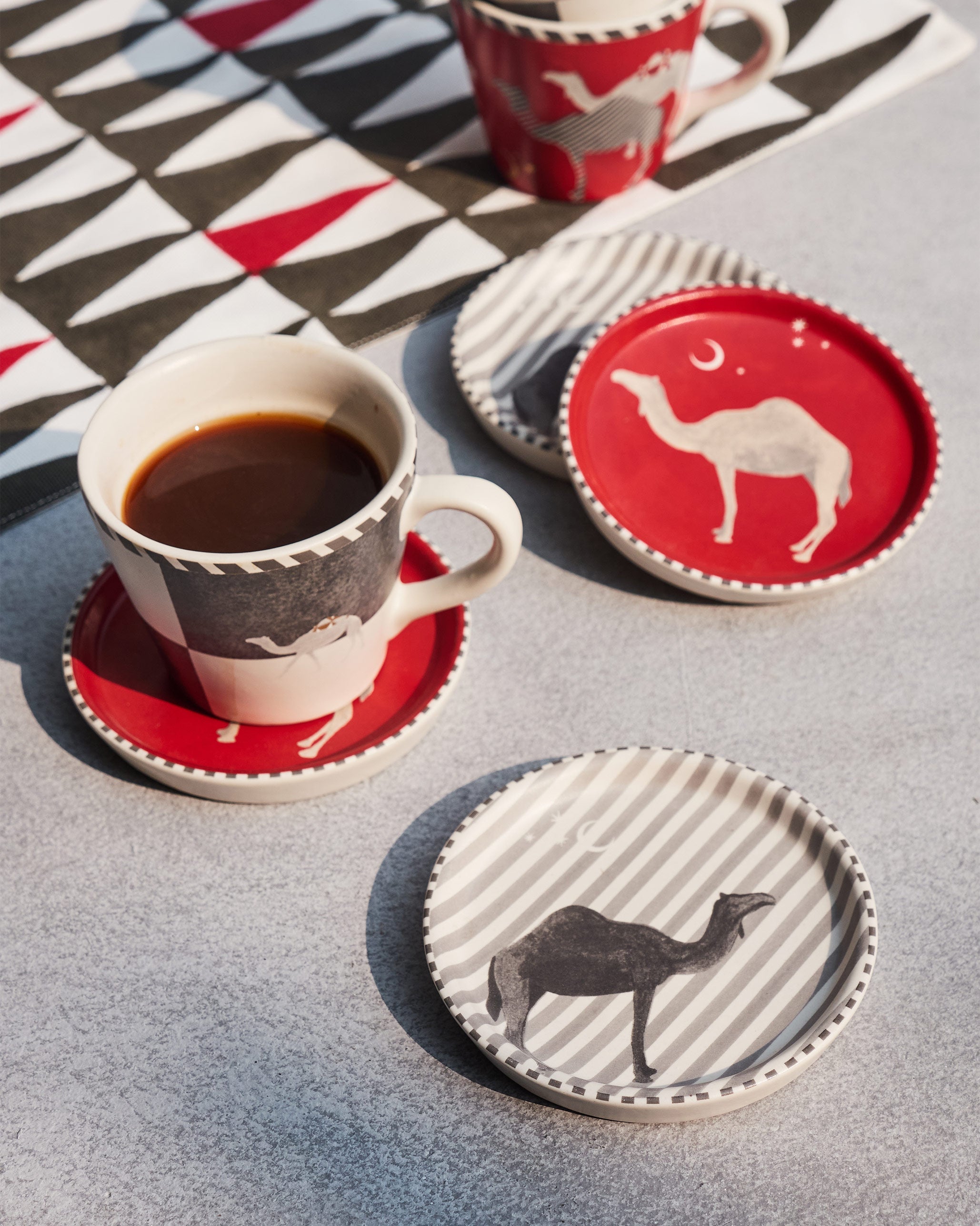 Camel Trail Coasters - Set of 4