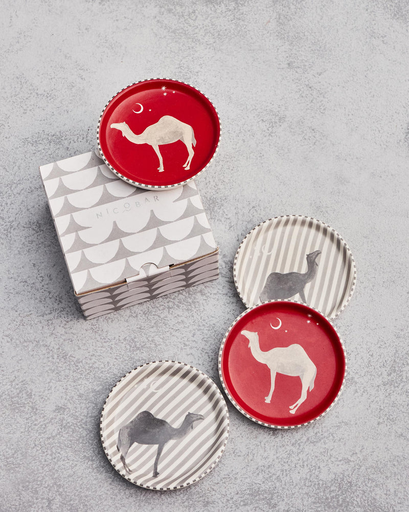 Camel Trail Coasters - Set of 4