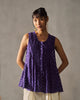 Swish Pintuck Top - Purple