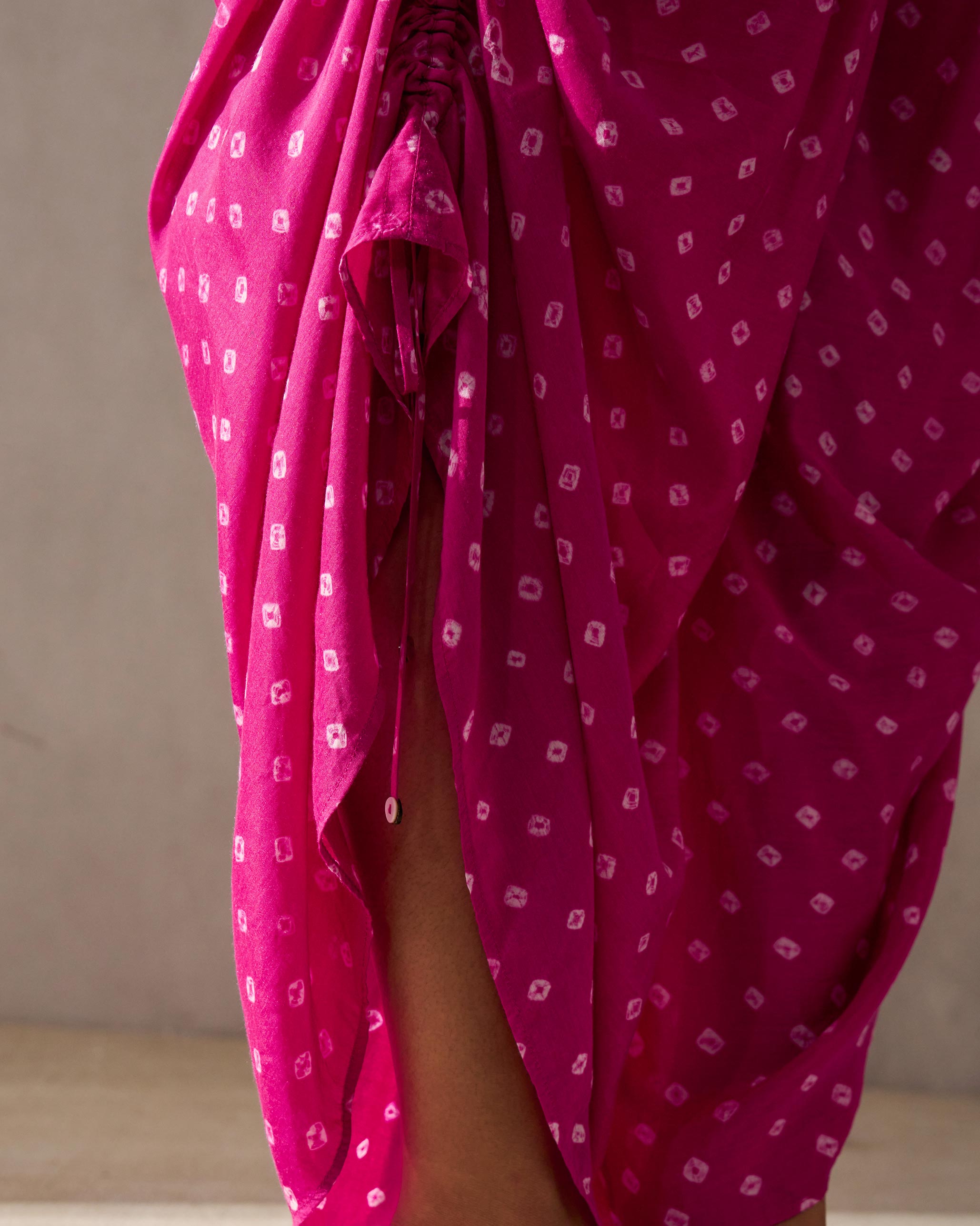 Drawstring Pants - Fuchsia