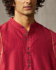 Voyage Kurta - Red Stripes