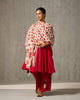 Gusset Long Kurta - Red