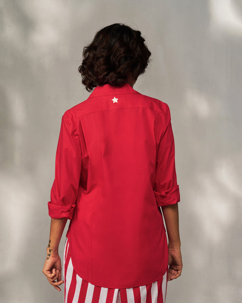 Tropico Shirt - Bright Red