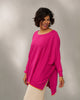 Victoria Boatneck Pullover - Fuchsia