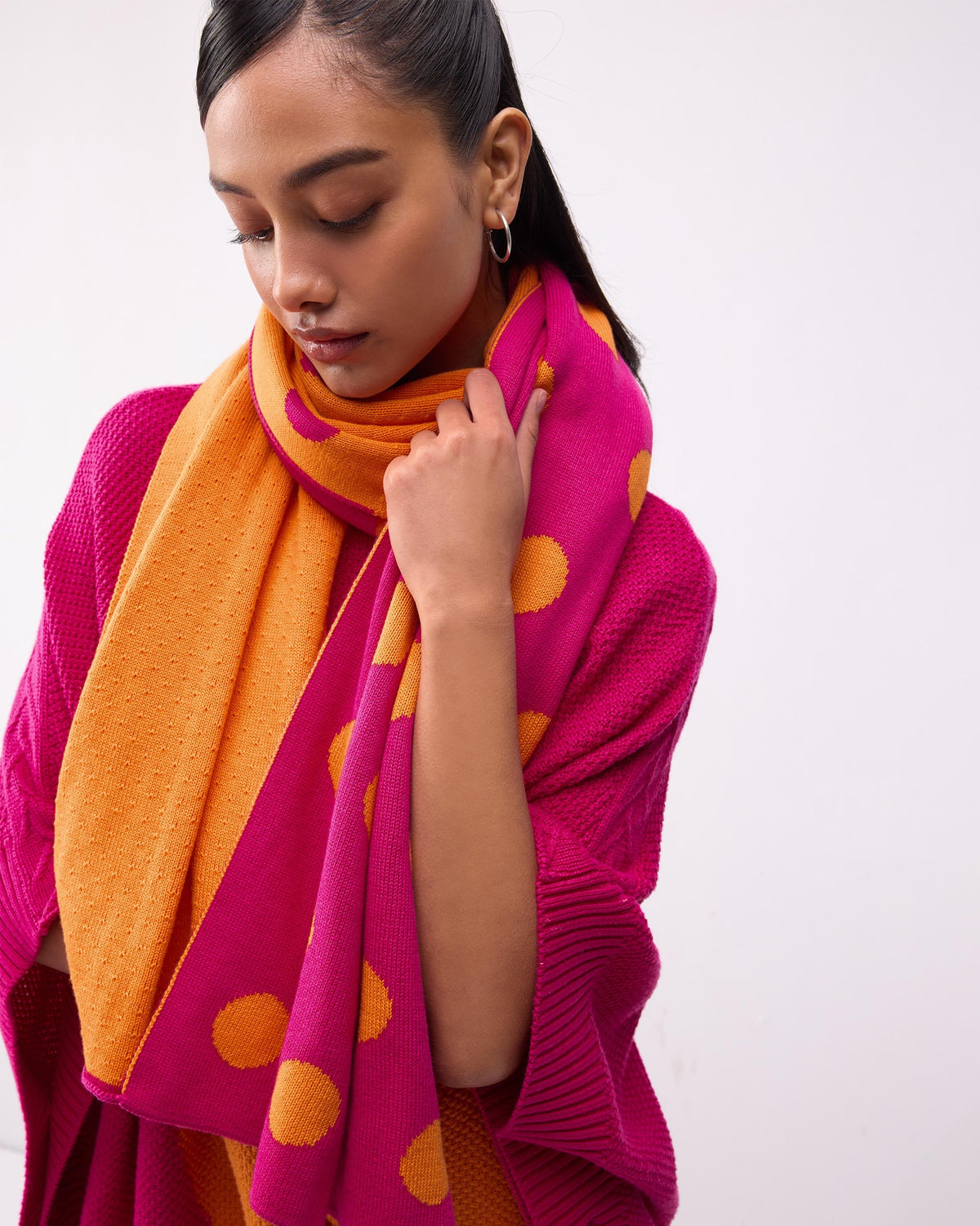 Baggy Sweater - Fuchsia