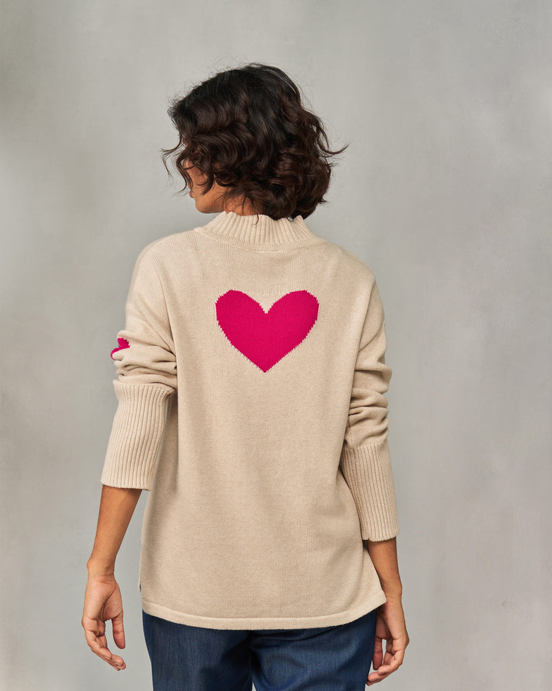 Cosy Turtle Neck Sweater - Oatmeal