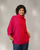 Tao Turtle Neck Sweater - Bright Red & Orange