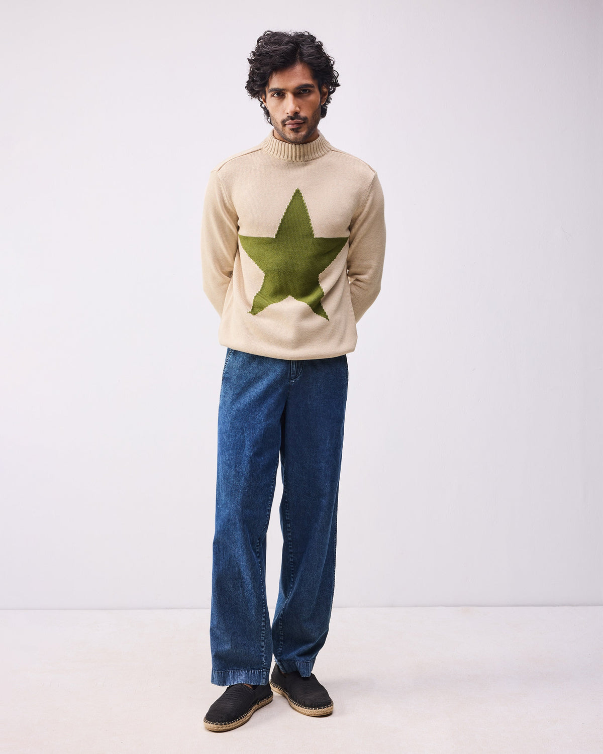 Star Sweater - Oatmeal
