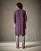 Bageecha Kurta - Red & Blue Print