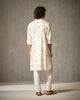 Neckband Kurta - Ivory Embroidery