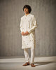 Neckband Kurta - Ivory Embroidery