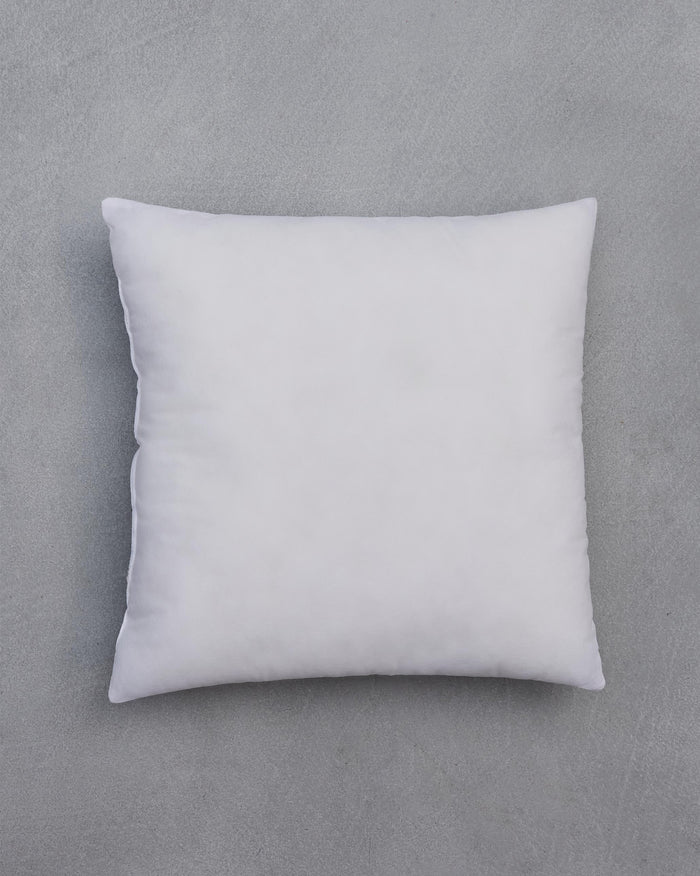 Overhead view of the white Cushion Filler 41x41 cm.