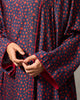 Medina Kurta - Navy & Red Print