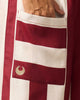 Serene Pants - Red & Ivory Stripes