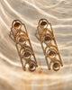 Temple Moon Earrings - Gold