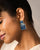 Glass Earrings - Blue