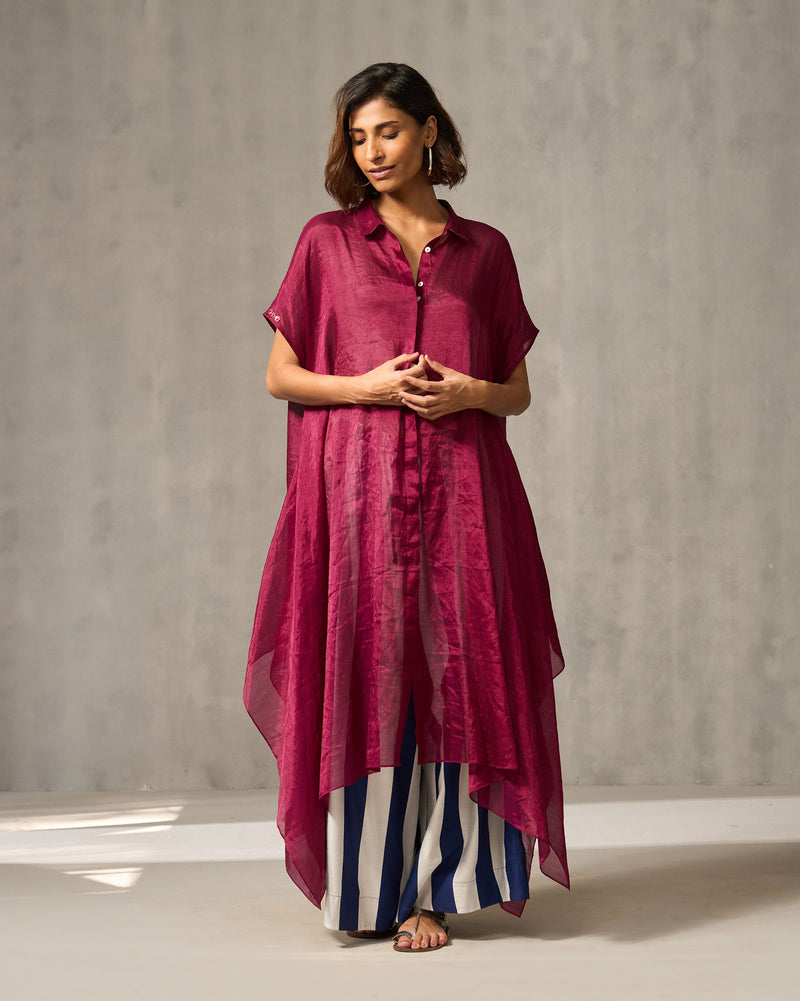 Treasure Kurta - Magenta