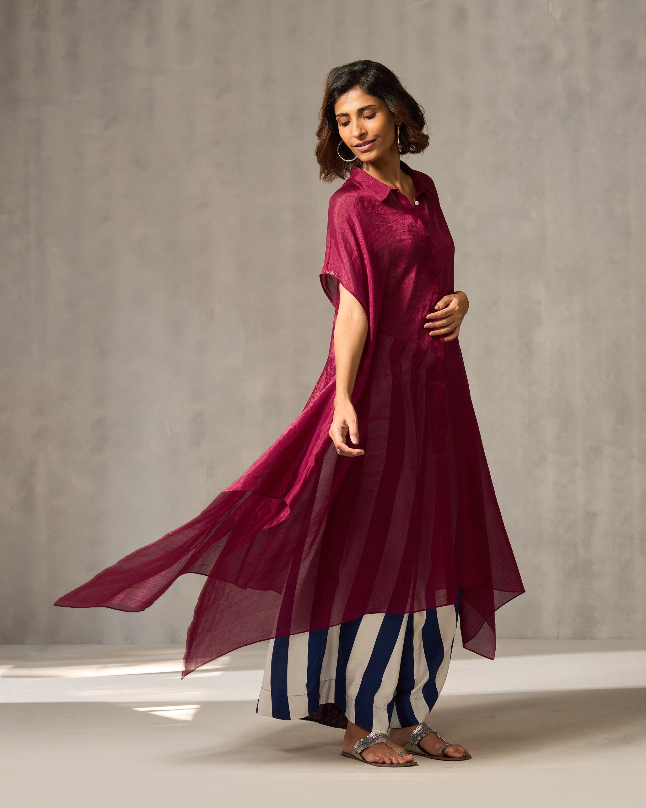 Treasure Kurta - Magenta