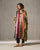 Collared Kaftan - Multi Color Stripes