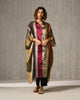 Collared Kaftan - Multi Color Stripes