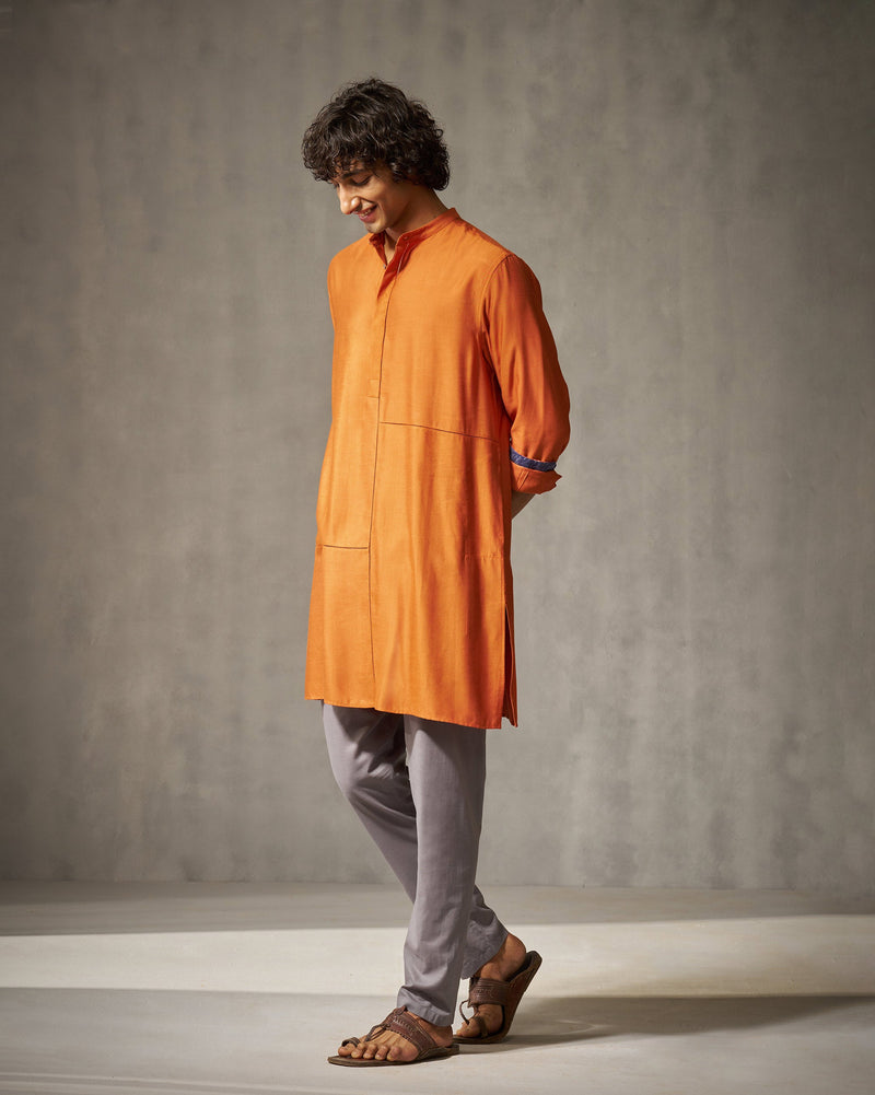 Moonbeam Kurta - Rust