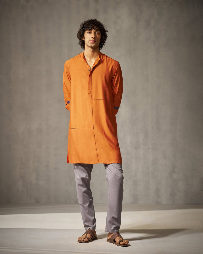 Moonbeam Kurta - Rust