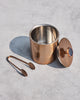 Russet Ice Bucket with Tong