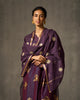 Dusk Dupatta - Purple & Gold Embroidered